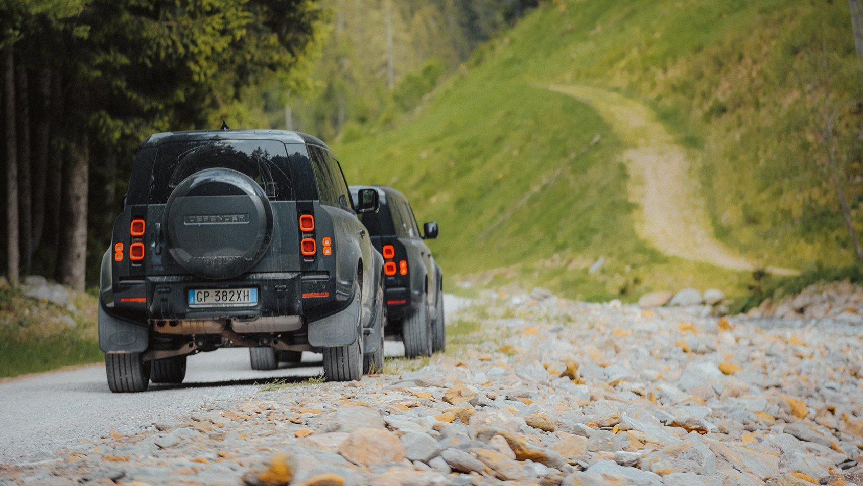 Defender - w parku Stelvio