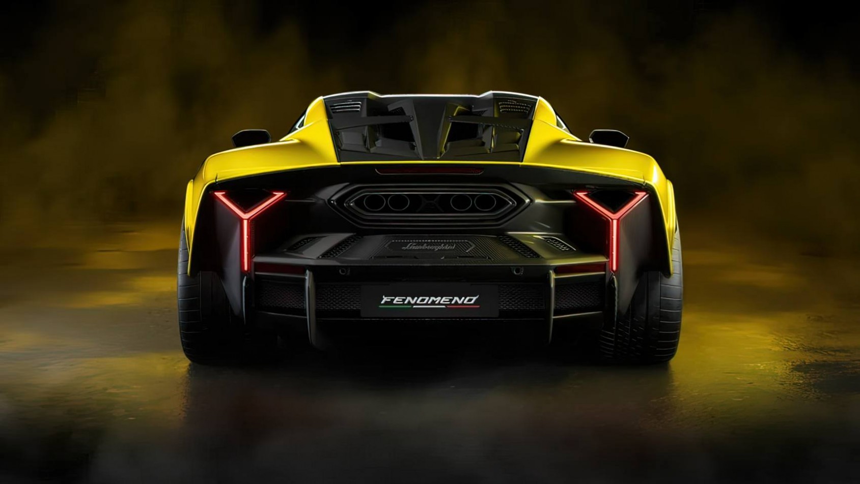 Lamborghini Fenomeno tył – 2025, V12 Hybrid