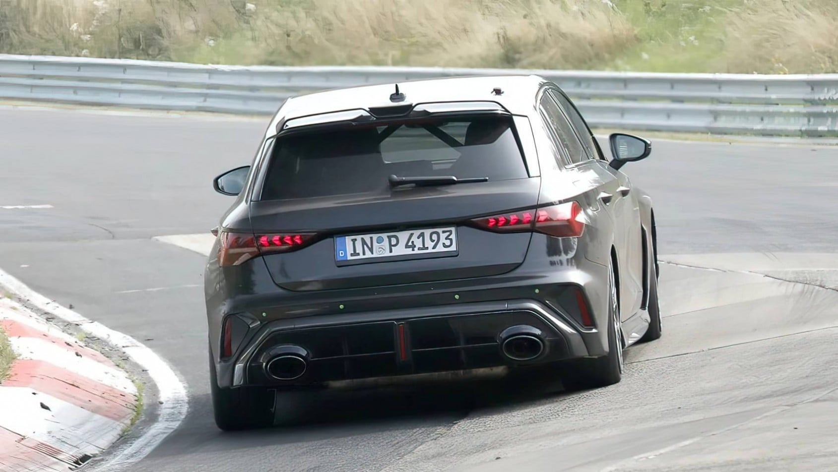 Audi RS3 GT spyshot tył