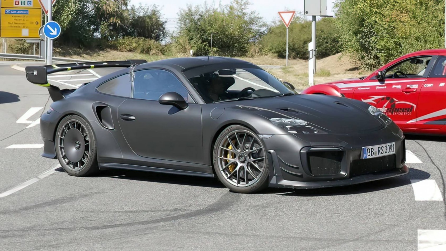 Porsche 911 Flachbau spyshot