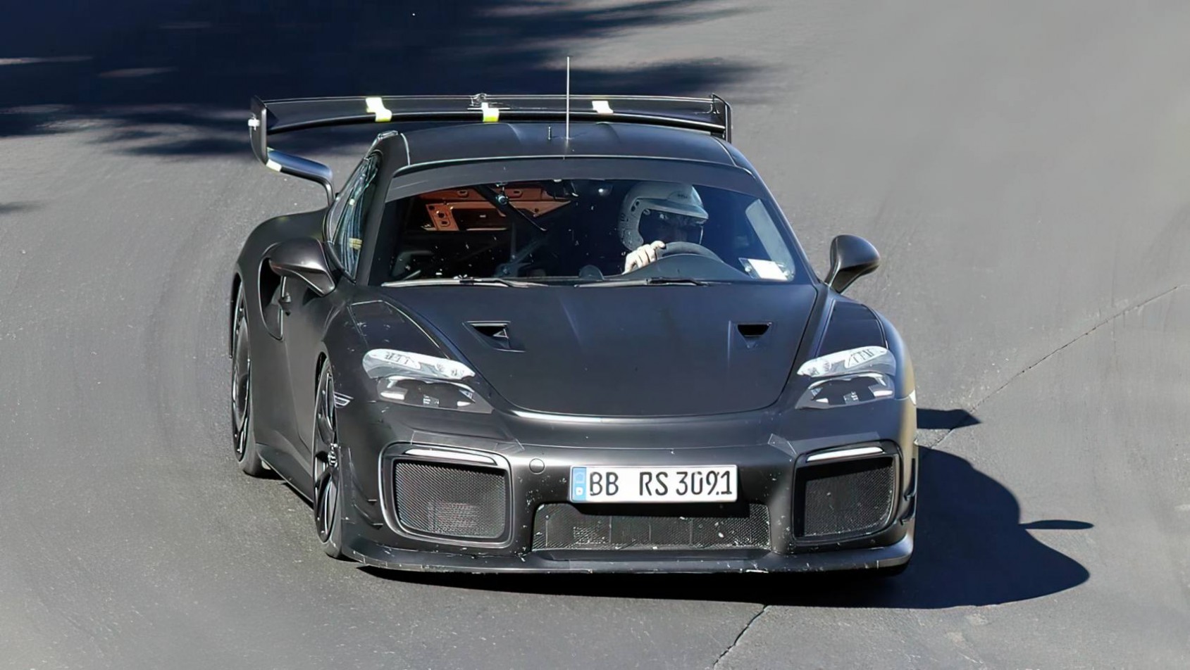Porsche 911 Flachbau spyshot tor