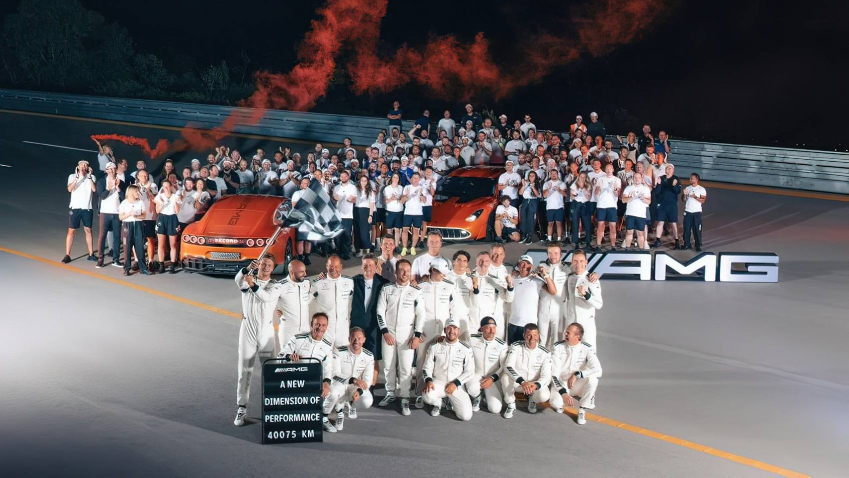 Mercedes-AMG GT XX Nardo dystans