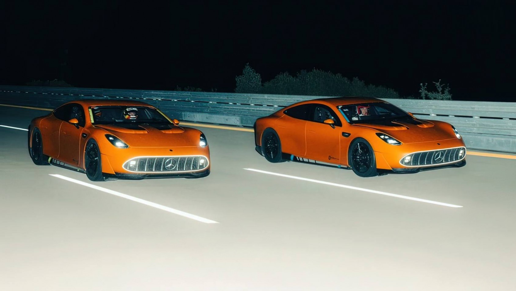 Mercedes-AMG GT XX na torze nardo