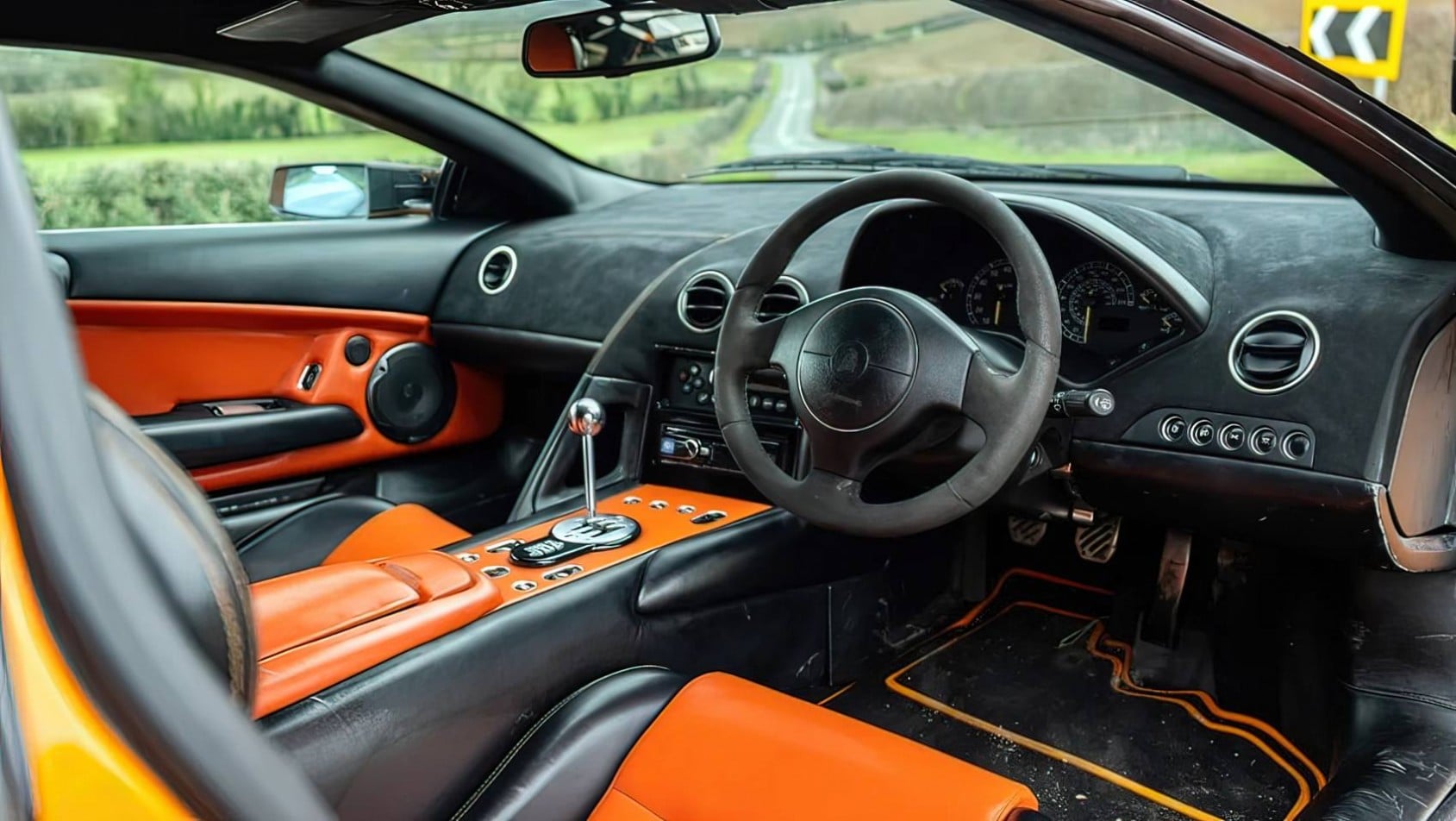 Lamborghini Murciélago kokpit