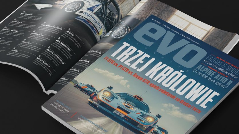 18. wydanie EVO Magazine z McLarenami na okładce