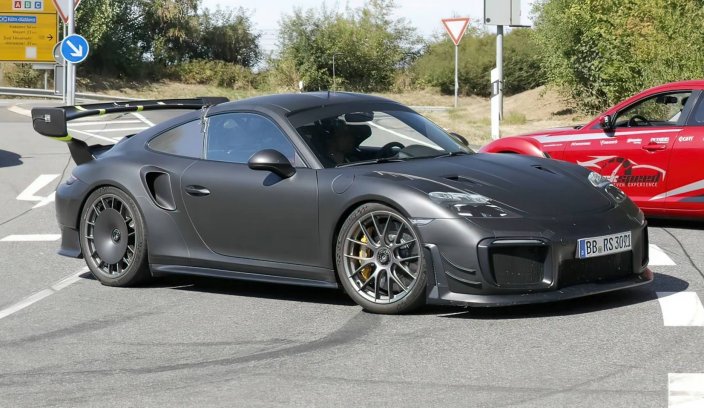Porsche 911 Flachbau spyshot