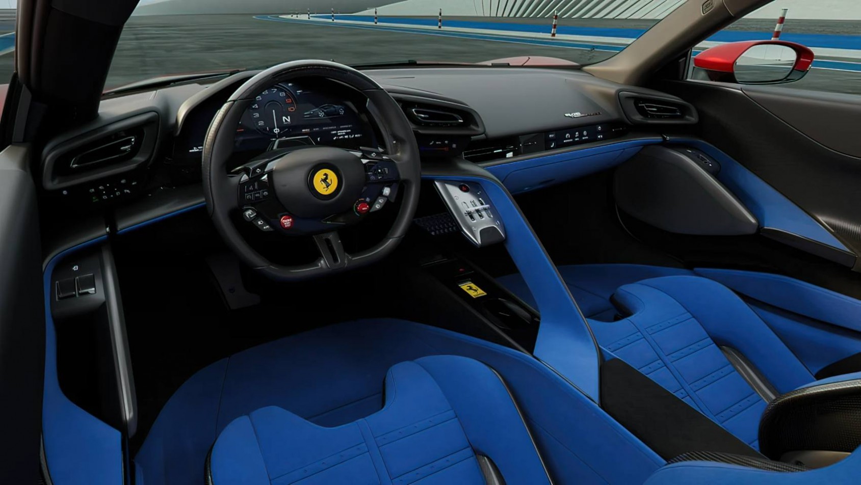 Ferrari 849 Testarossa wnętrze