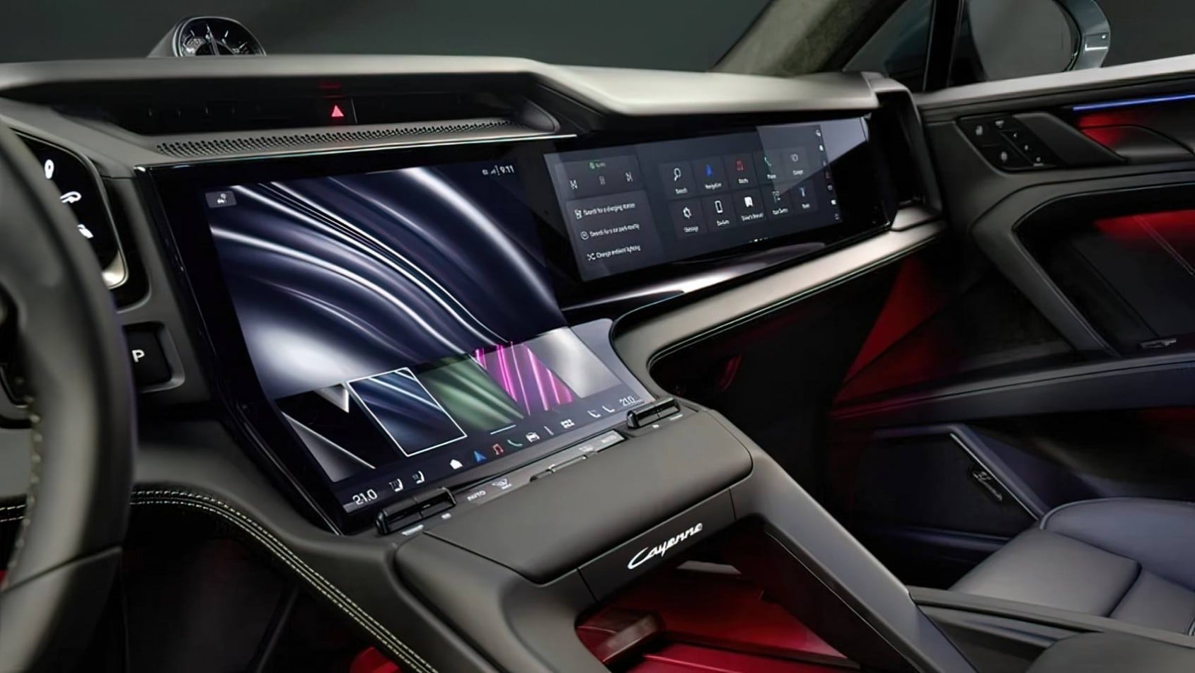 2026 Porsche Cayenne ekrany