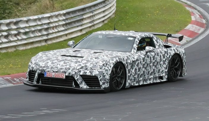 Toyota-Lexus GT spyshot