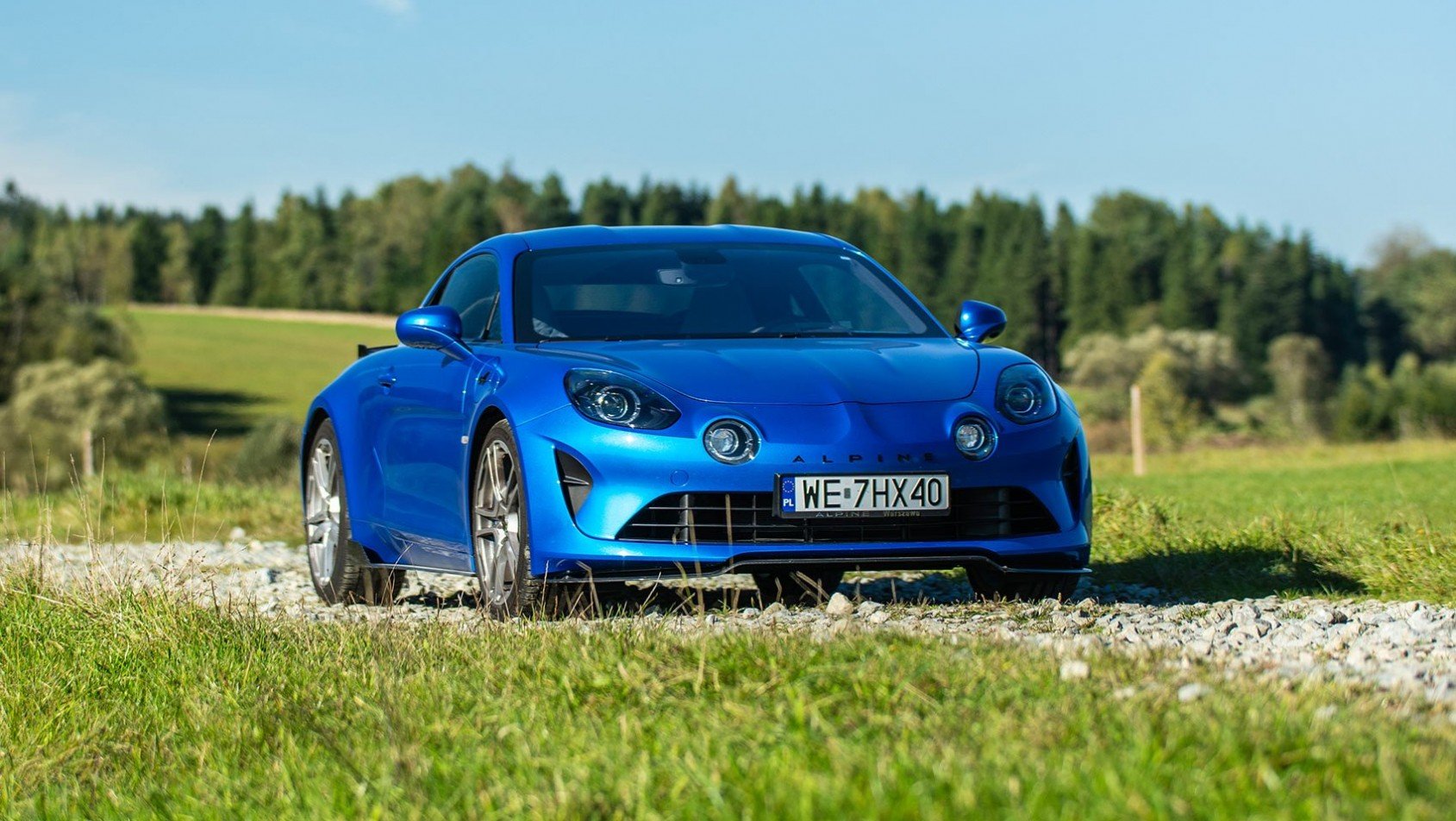 Alpine A110 GTS – detal przodu Reflektory i przedni zderzak Alpine A110 GTS – sportowy charakter auta
