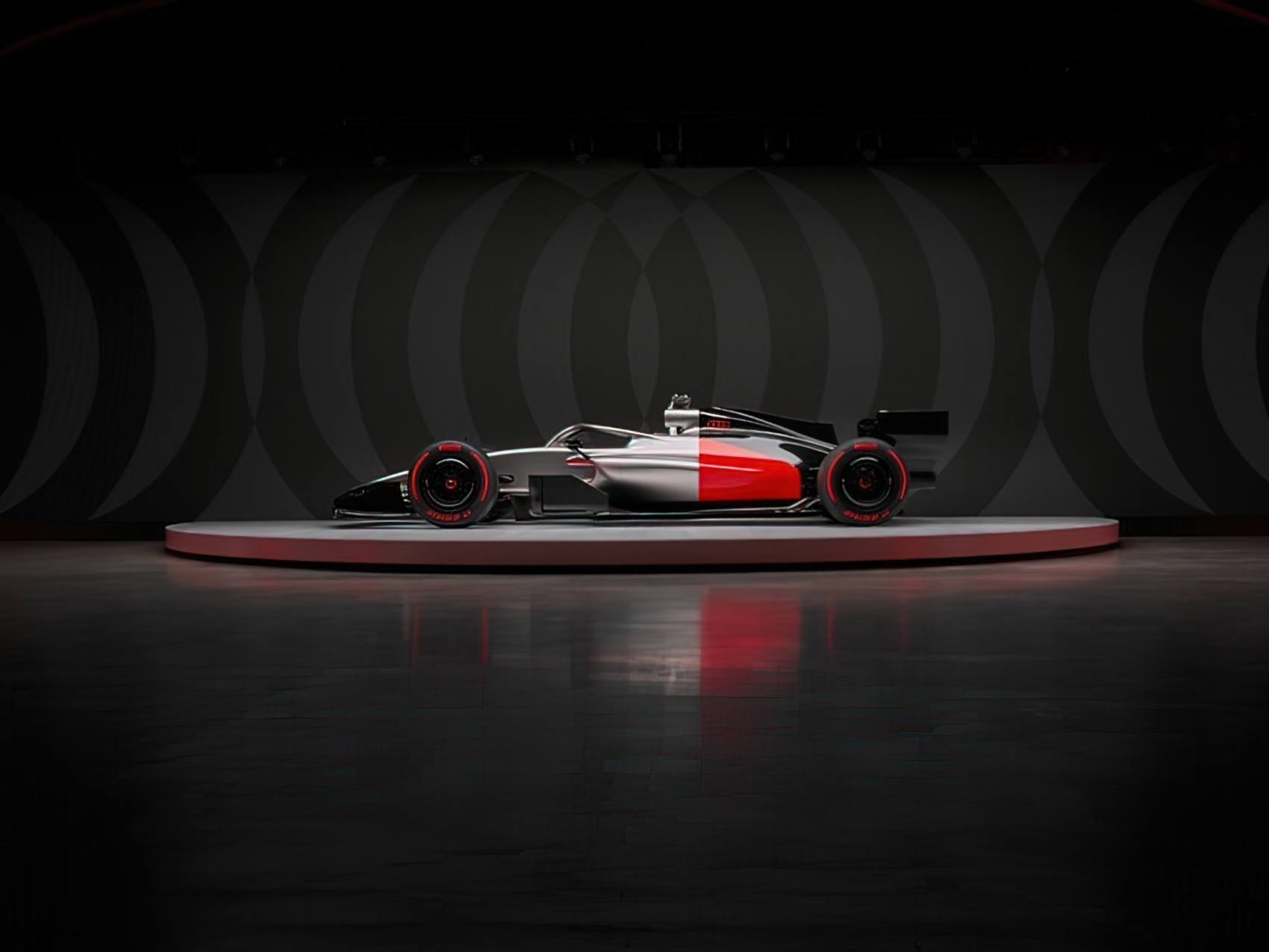 Audi F1 barwy bolidu