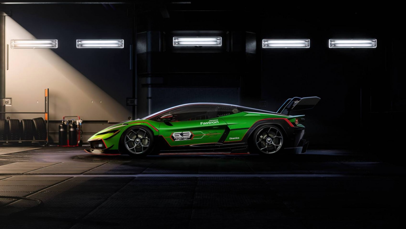 Lamborghini Temerario Super Trofeo profil
