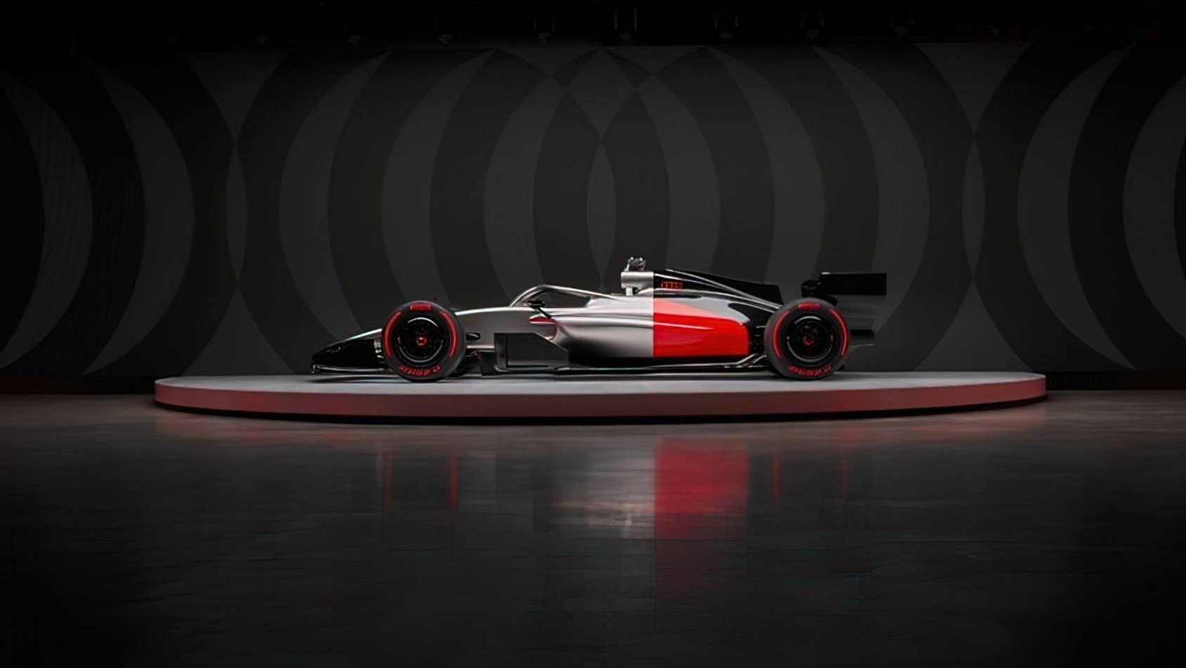 Audi F1 barwy bolidu