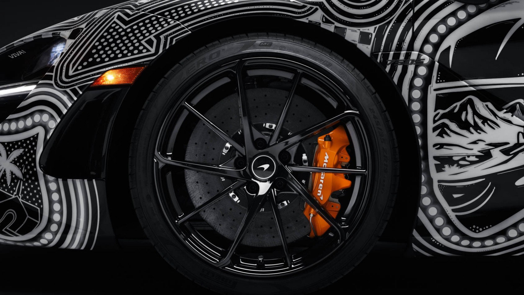 McLaren 750S Spider Project Viva hamulce