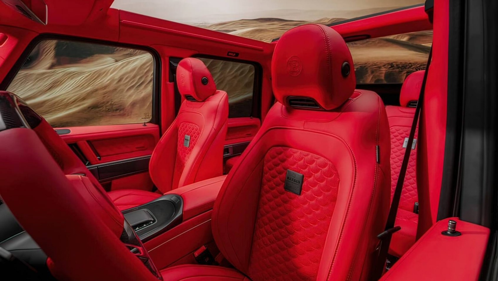 BRABUS XL 800 Cabrio wnętrze