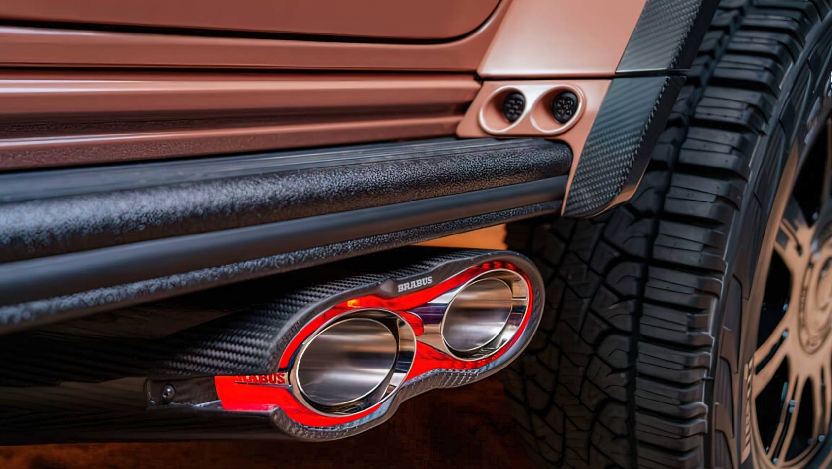 Brabus XL 800 Cabrio wydech