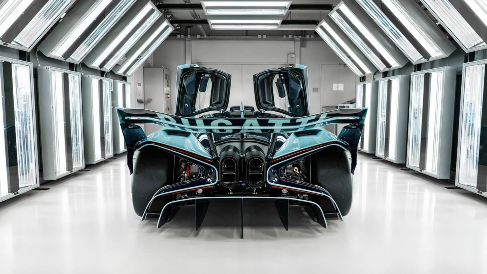 Bugatti Bolide design tył