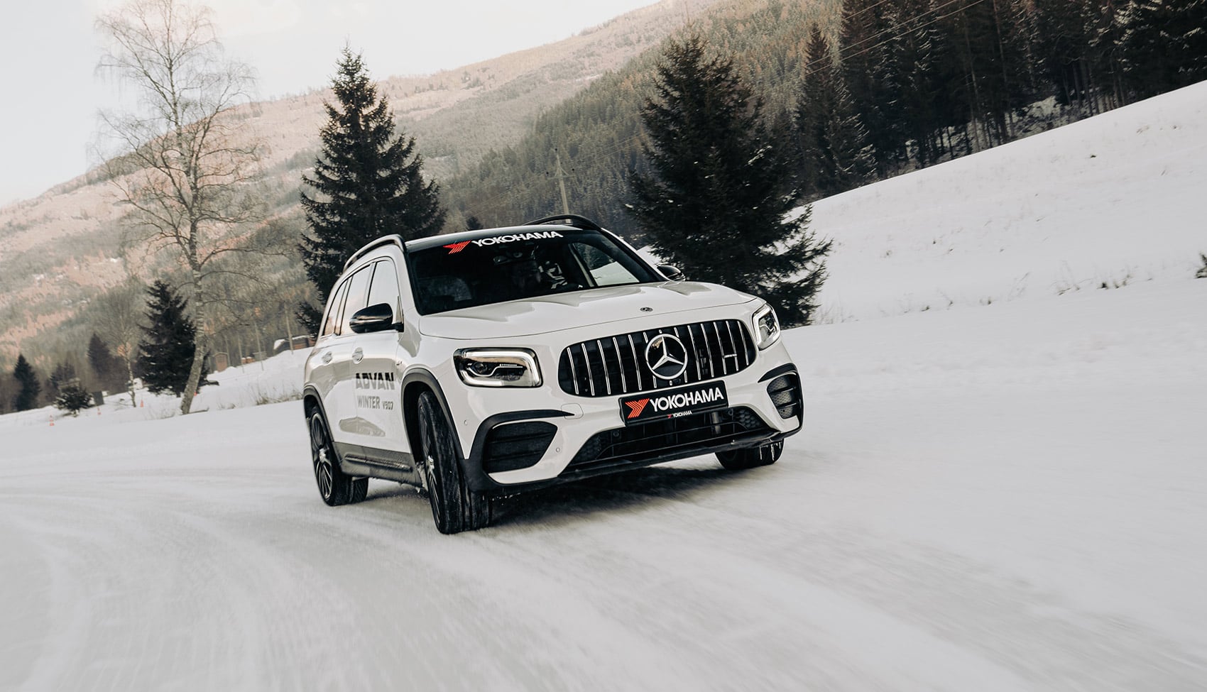 Zimowe opony Yokohama Advan Winter V907 podczas testów w&nbsp;austriackim Tyrolu