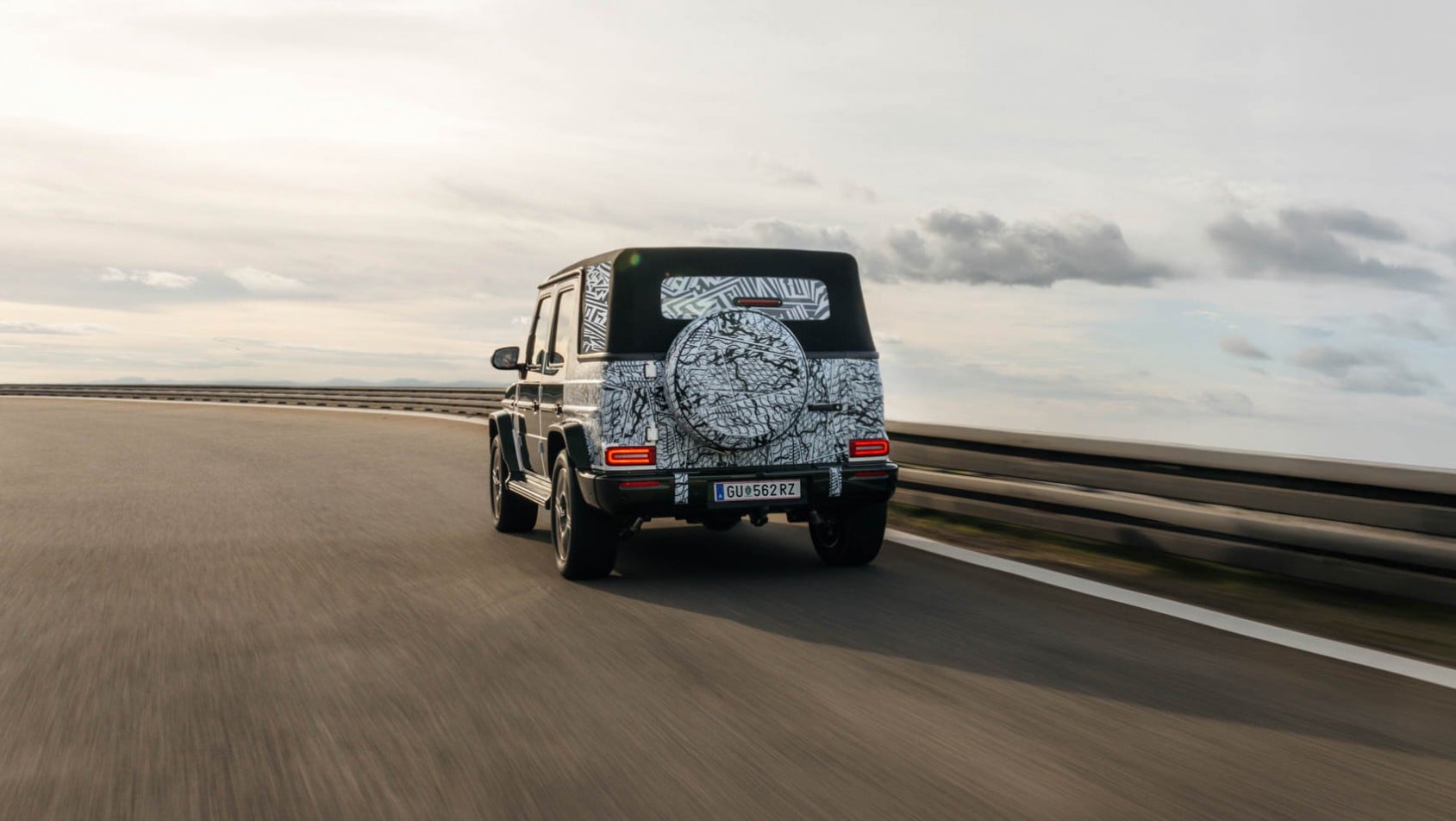 Mercedes G Cabriolet 2026 kamuflaż