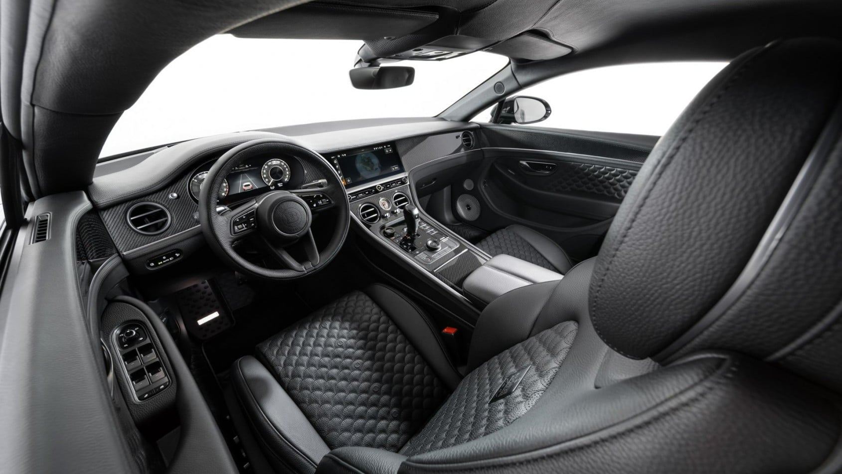 Brabus 900 Superblack Bentley wnętrze