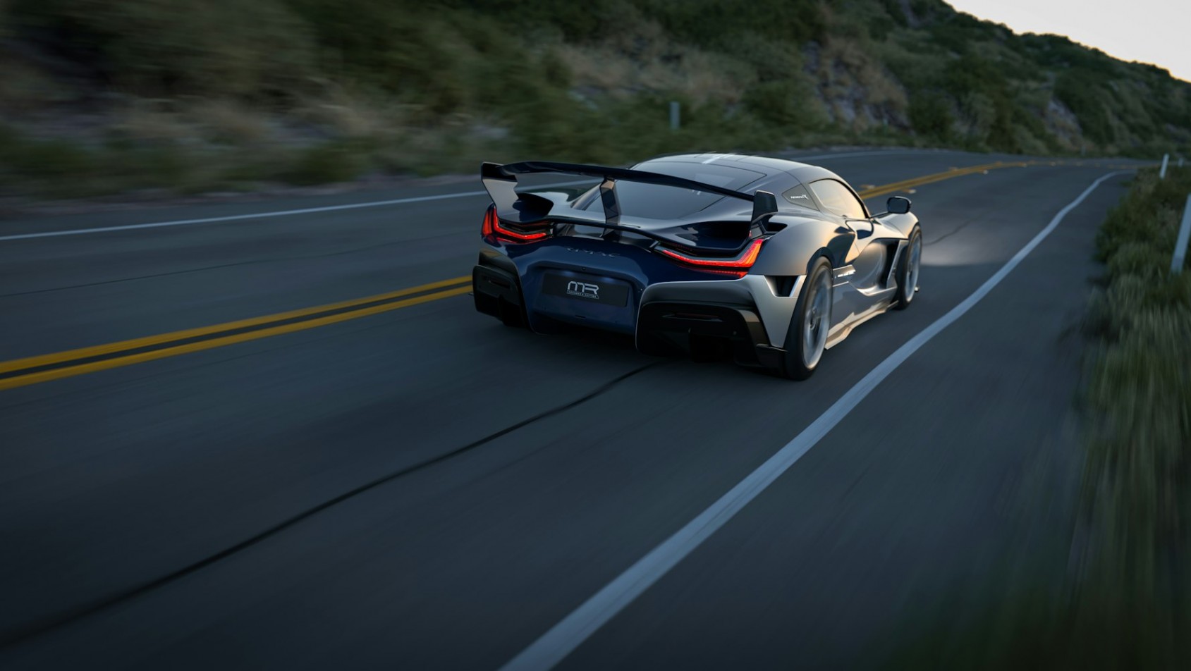 Rimac Nevera R Founder's edition tył