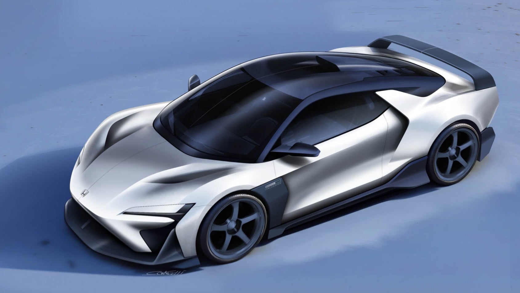 Honda NSX Tribute by Italdesign szkic