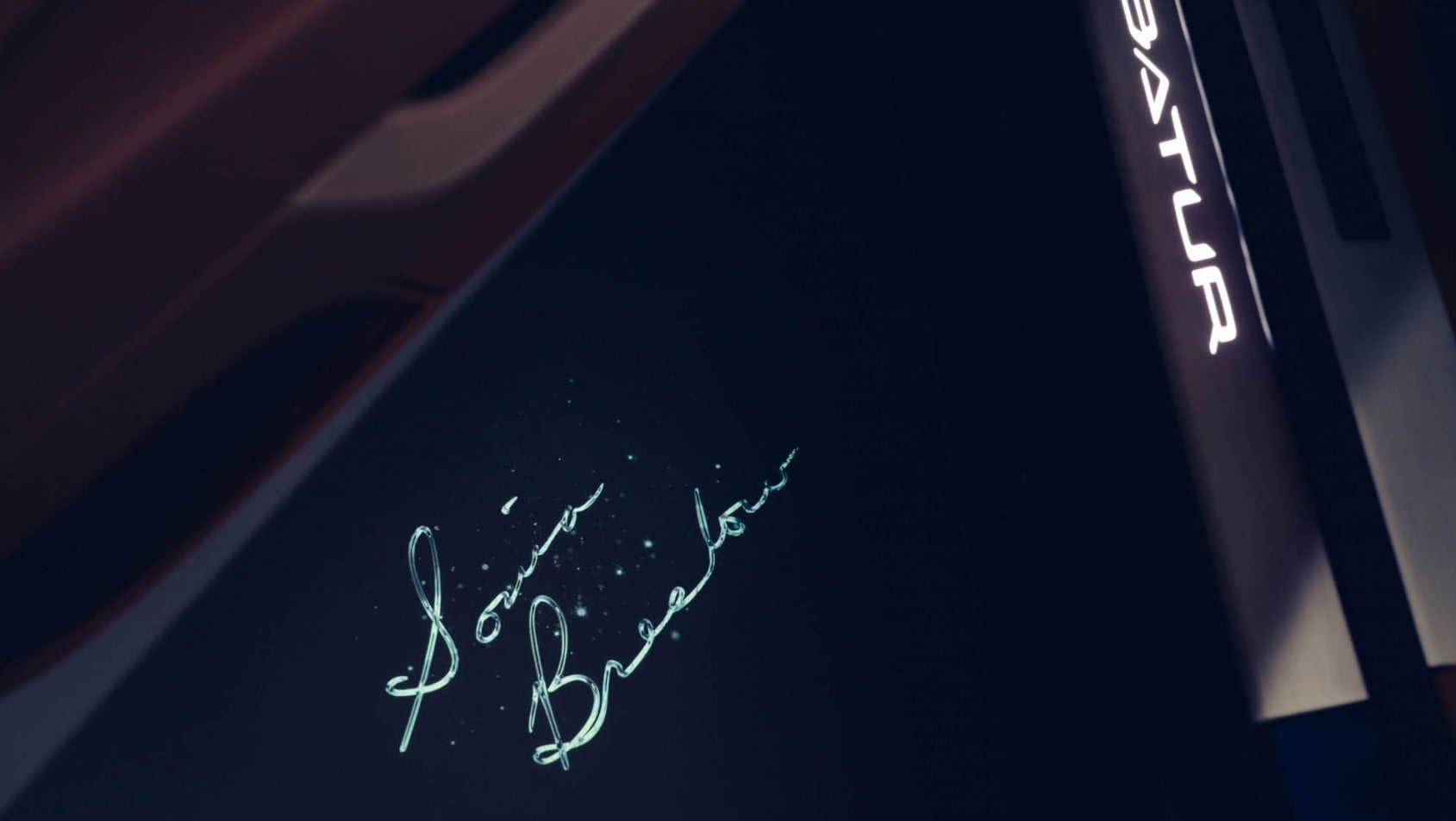 Bentley Batur Convertible #4 podpis