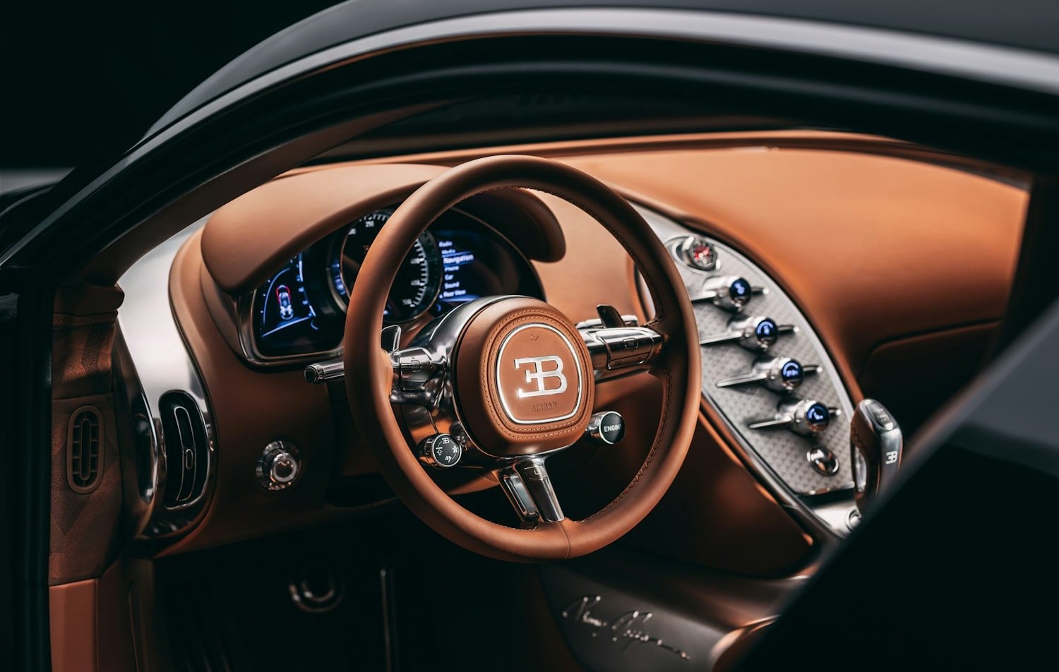 Bugatti F.K.P Hommage deska rozdzielcza