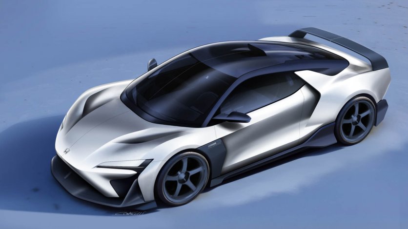 Honda NSX Tribute by Italdesign szkic