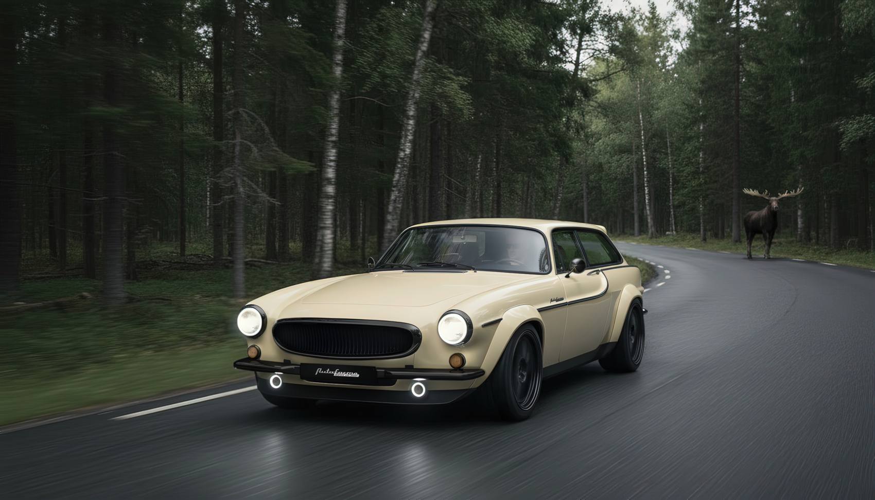 Volvo P1800 ES restomod przód