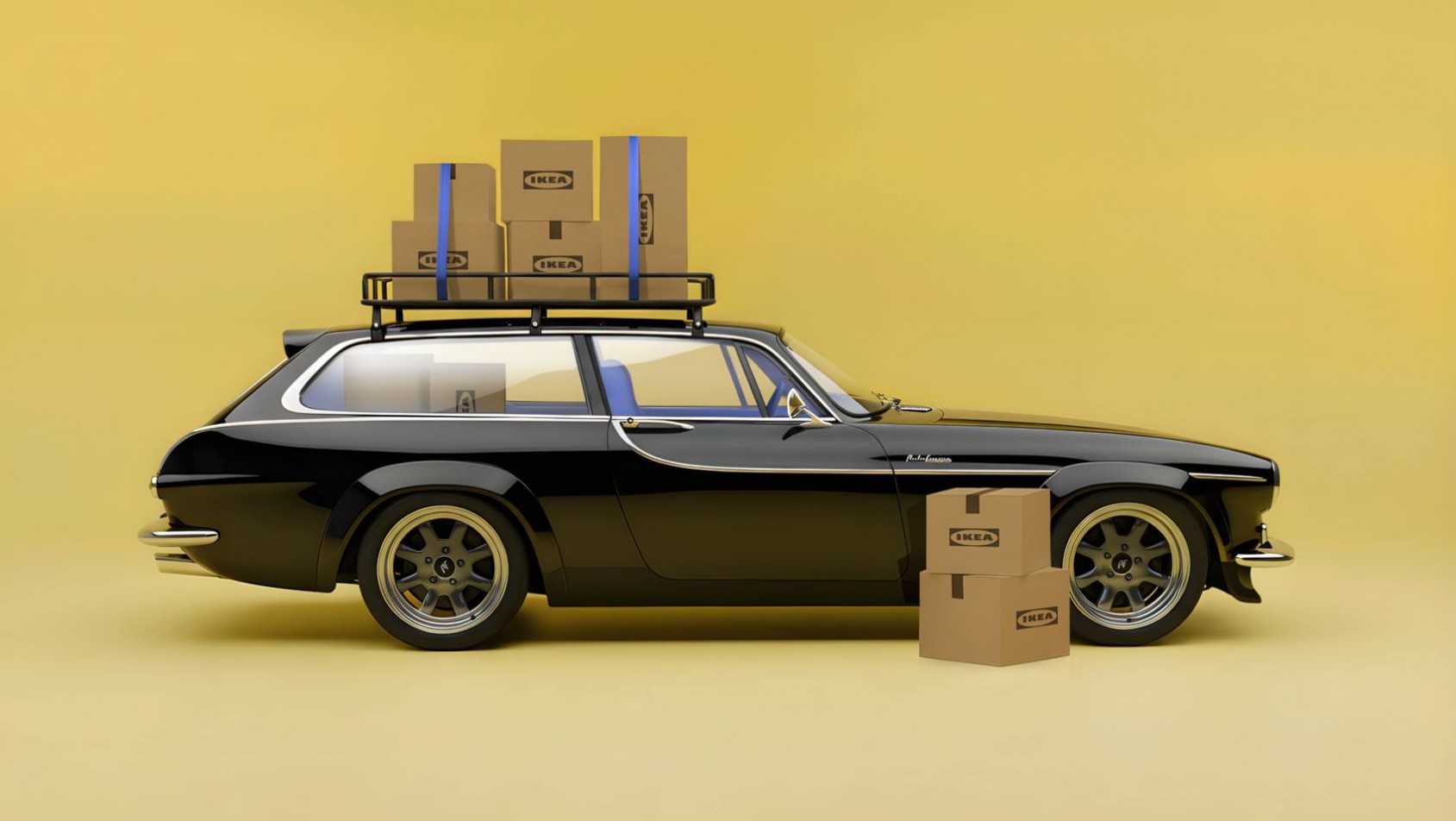 Volvo P1800 ES restomod studio