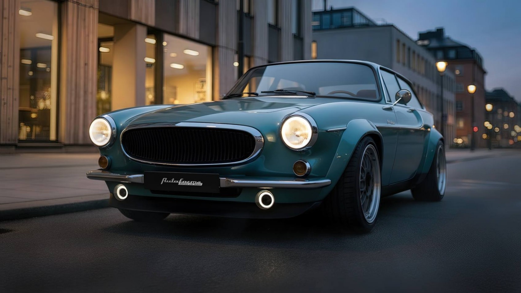 Volvo P1800 ES restomod przód