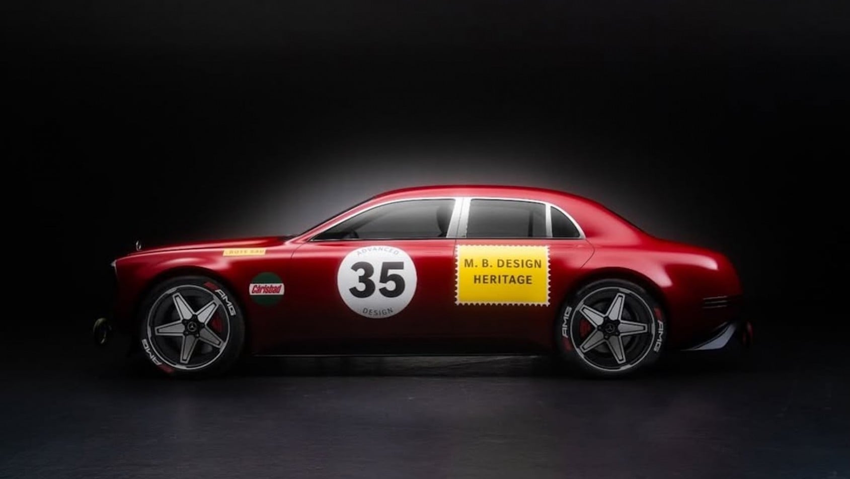 Mercedes-AMG 300 SEL Red Pig koncept profil