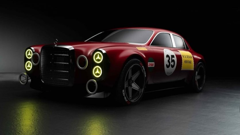 Mercedes-AMG 300 SEL Red Pig koncept przód