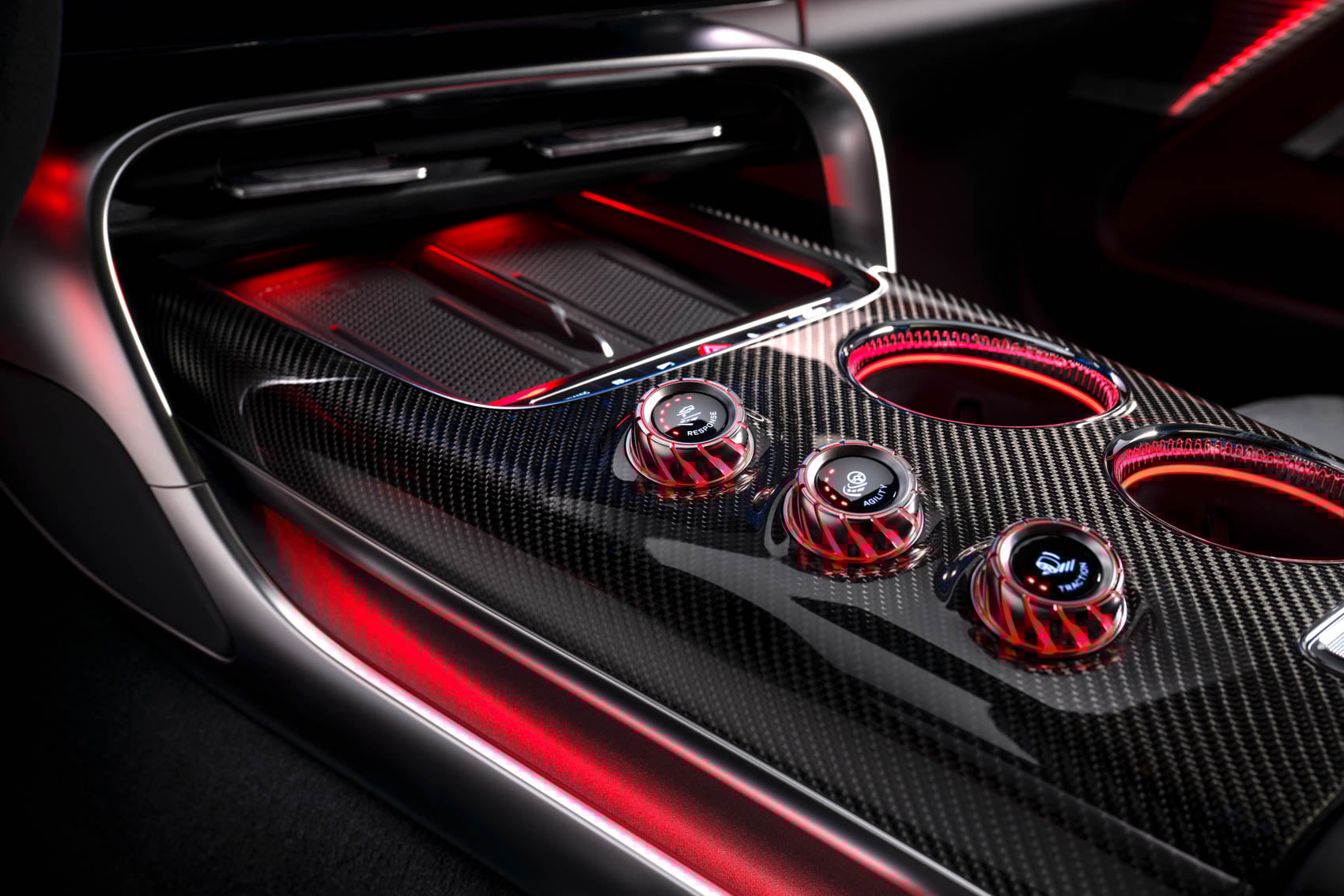 2026 Mercedes-AMG GT 4-Door konsola centralna