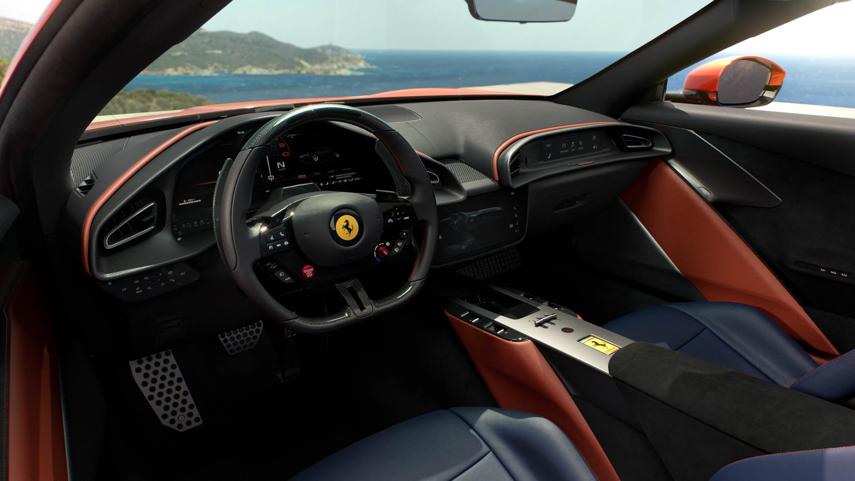 Ferrari Amalfi Spider wnętrze