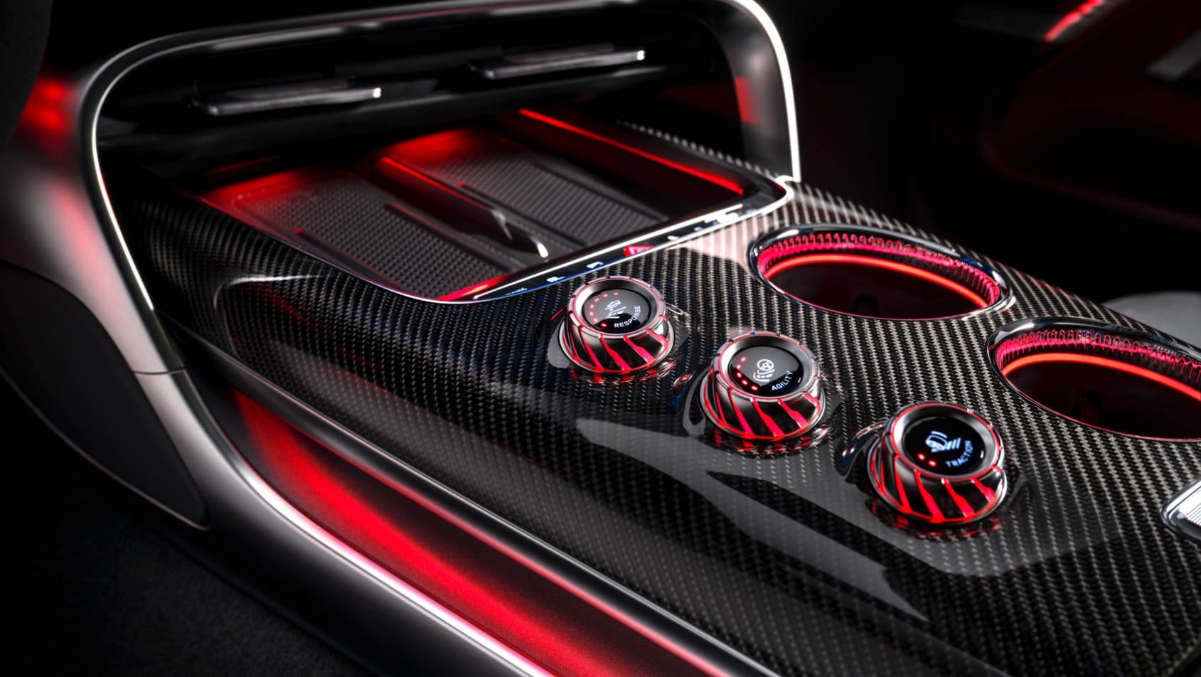 2026 Mercedes-AMG GT 4-Door konsola centralna