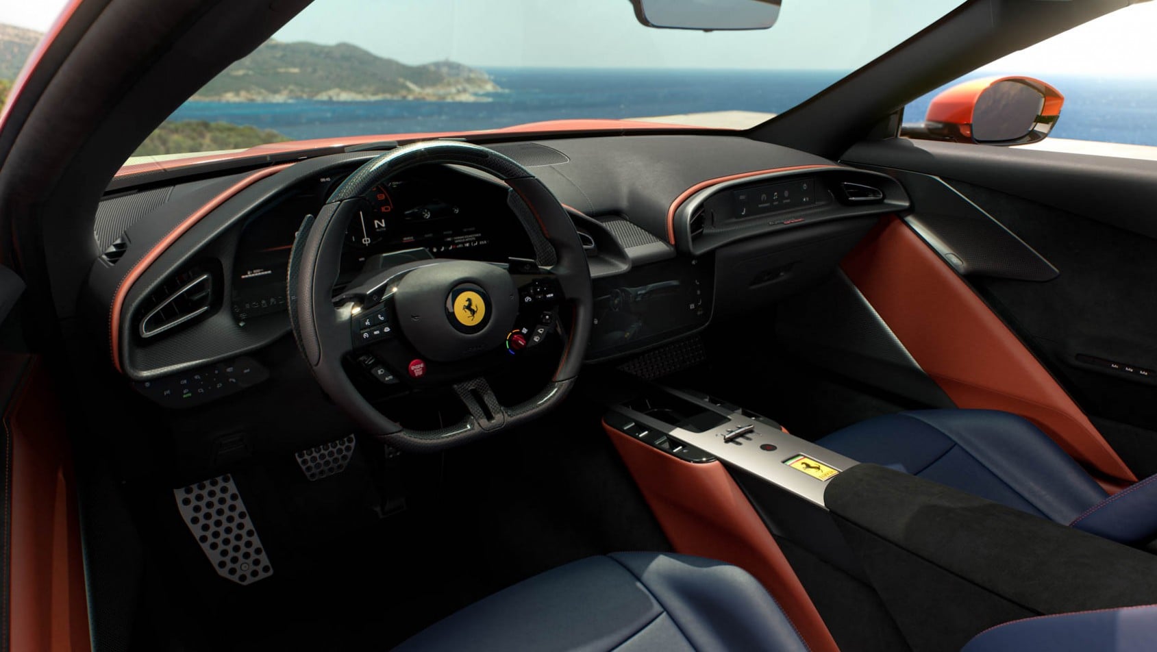 Ferrari Amalfi Spider wnętrze