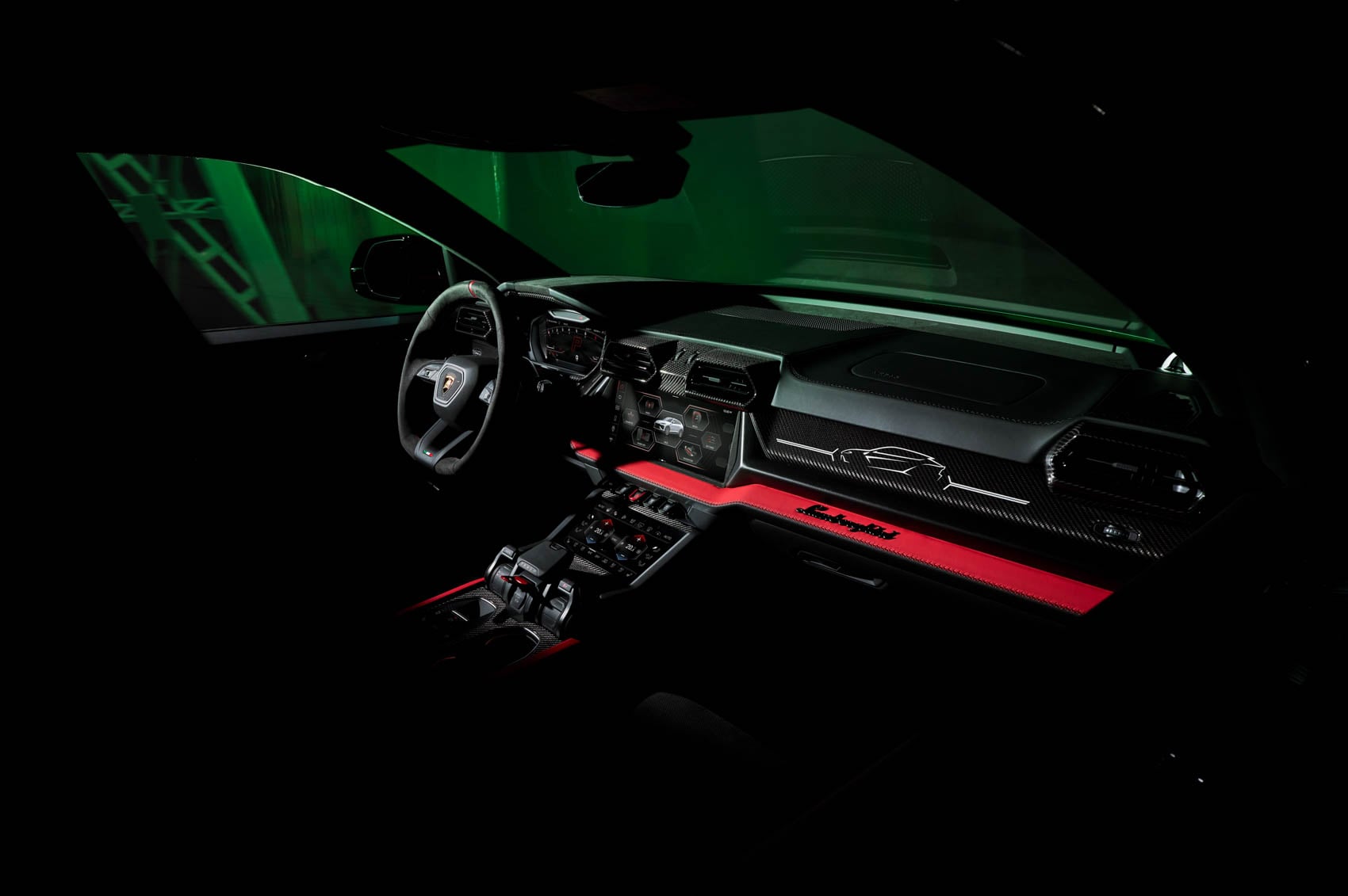 Lamborghini Urus SE Tuttonero wnętrze