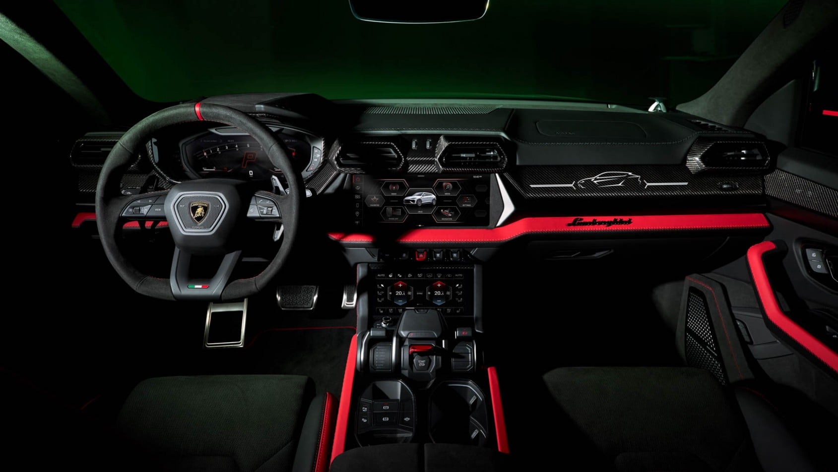 Lamborghini Urus SE Tuttonero kokpit