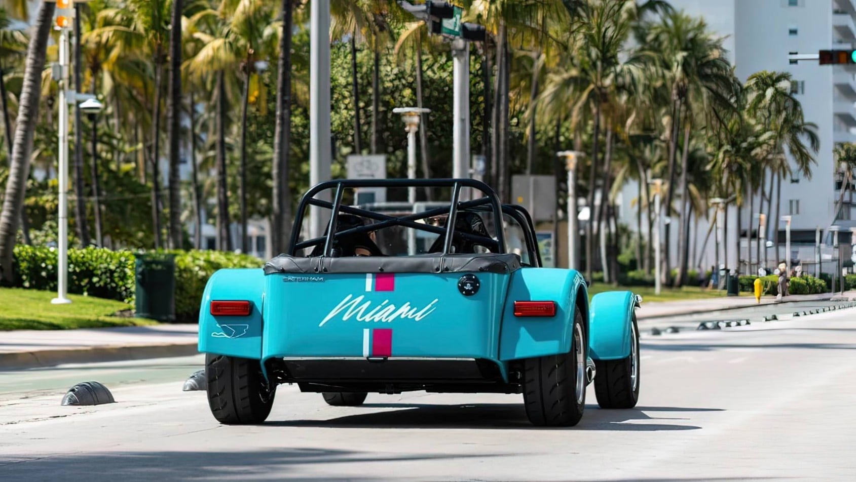 Caterham Seven Miami Edition malowanie
