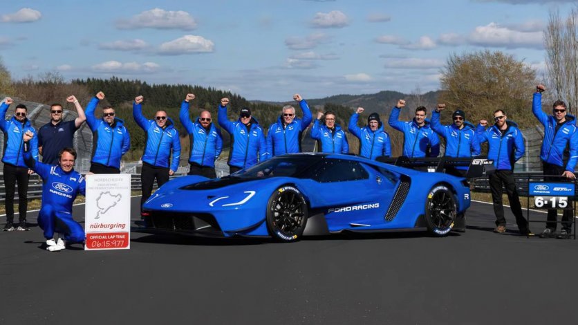 Ford GT MK IV nurburgring