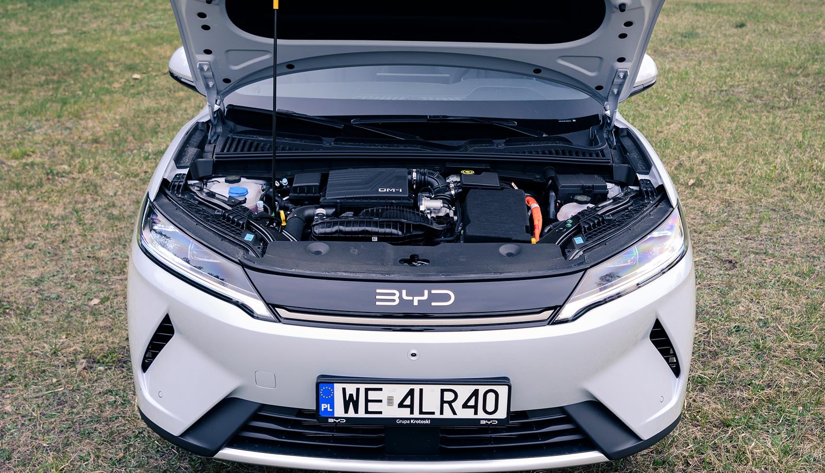 BYD ATTO 2 DM-i – komora silnika Komora silnika BYD ATTO 2 DM-i z napędem hybrydowym plug-in