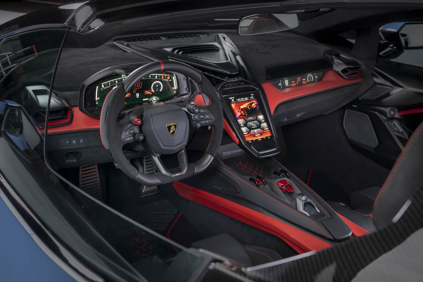 Lamborghini Fenomeno Roadster wnętrze