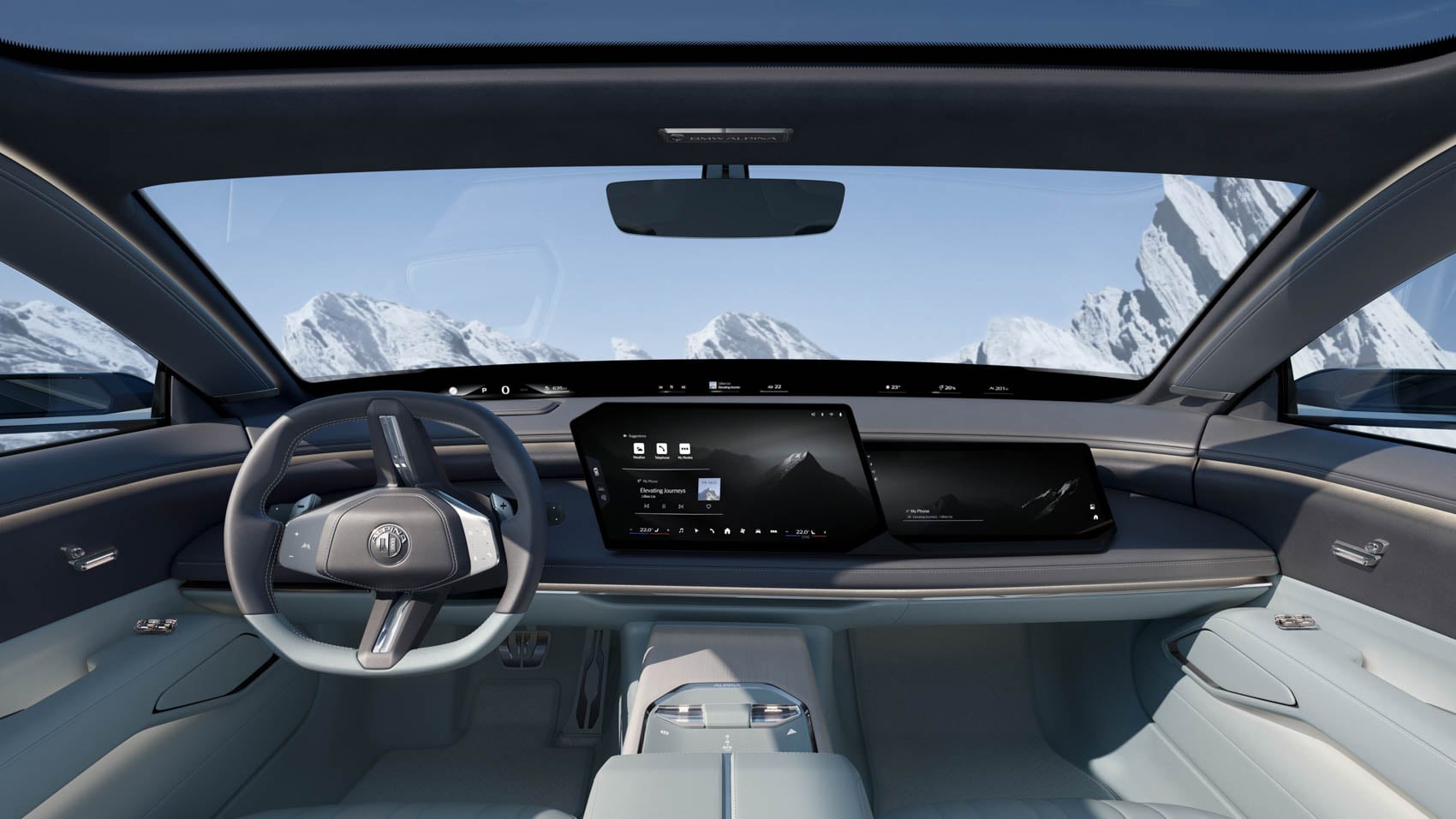 Vision BMW Alpina wnętrze