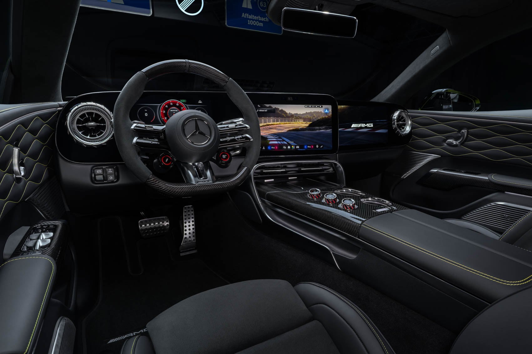 Mercedes-AMG GT 4-door Coupe wnętrze