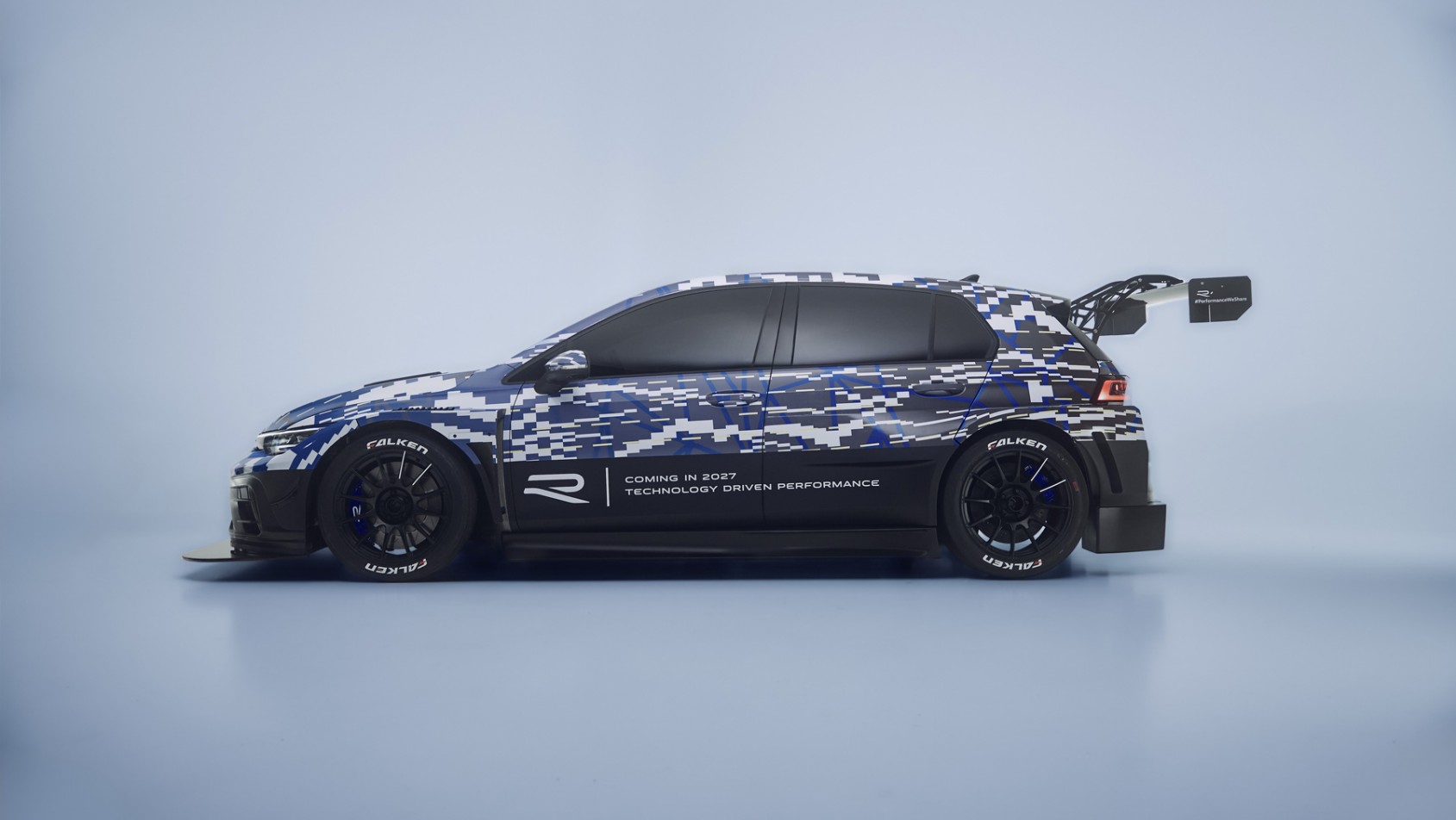 Volkswagen Golf R 24H sylwetka