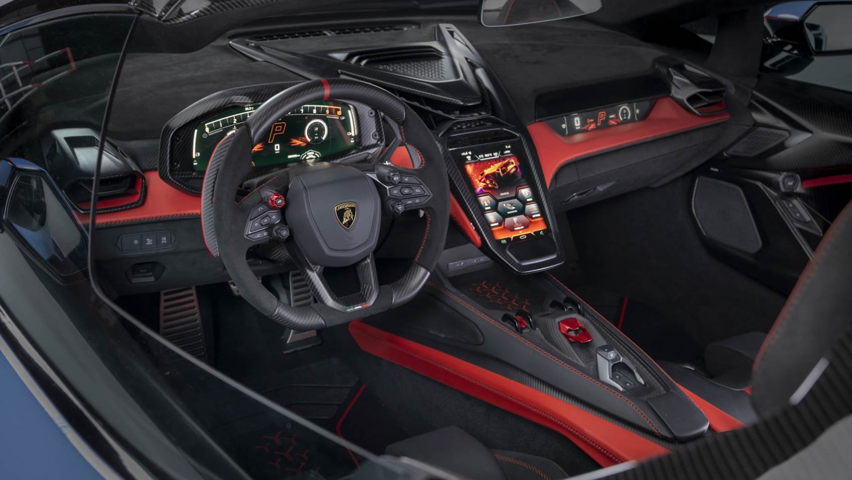 Lamborghini Fenomeno Roadster wnętrze
