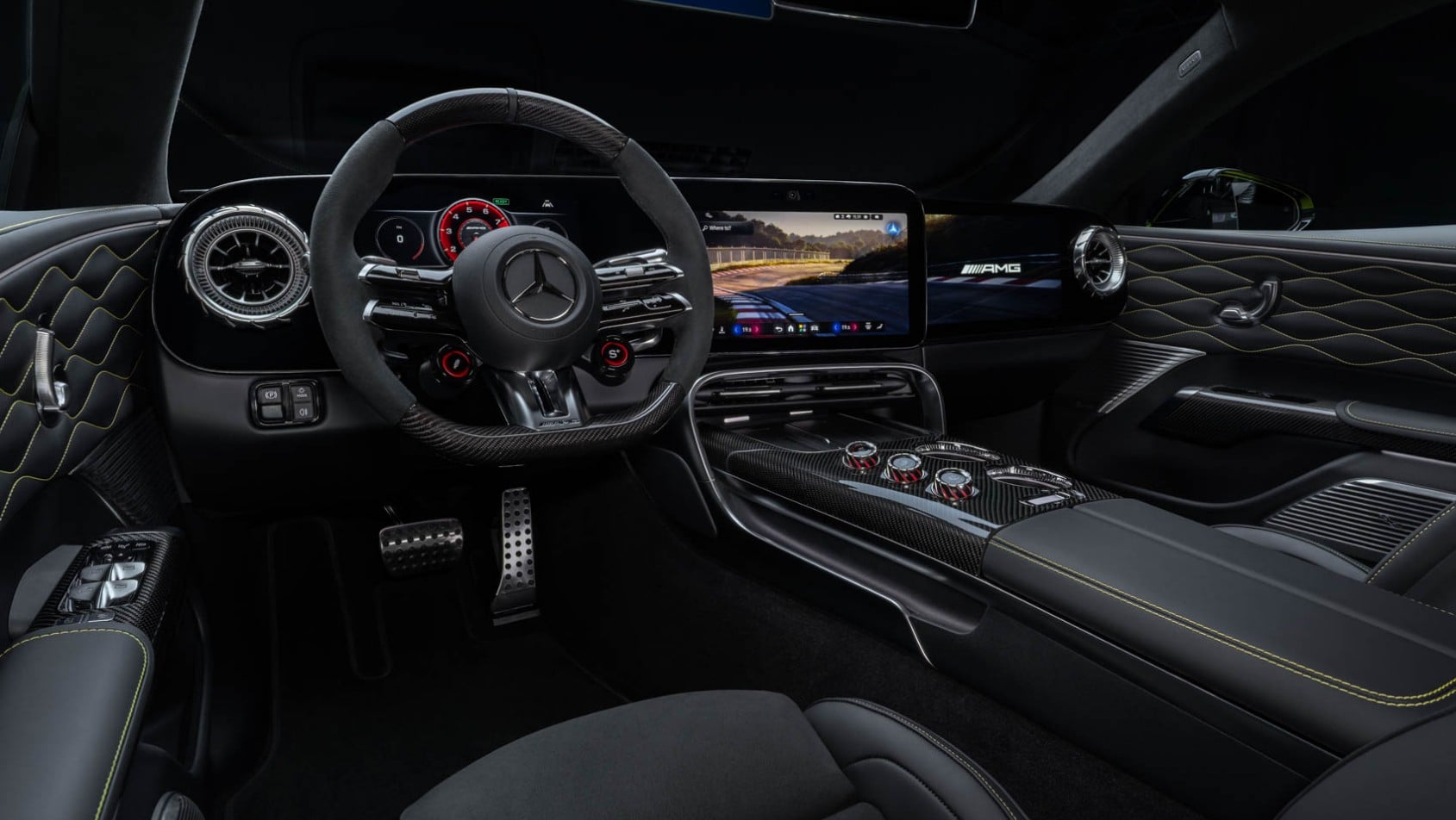 Mercedes-AMG GT 4-door Coupe wnętrze