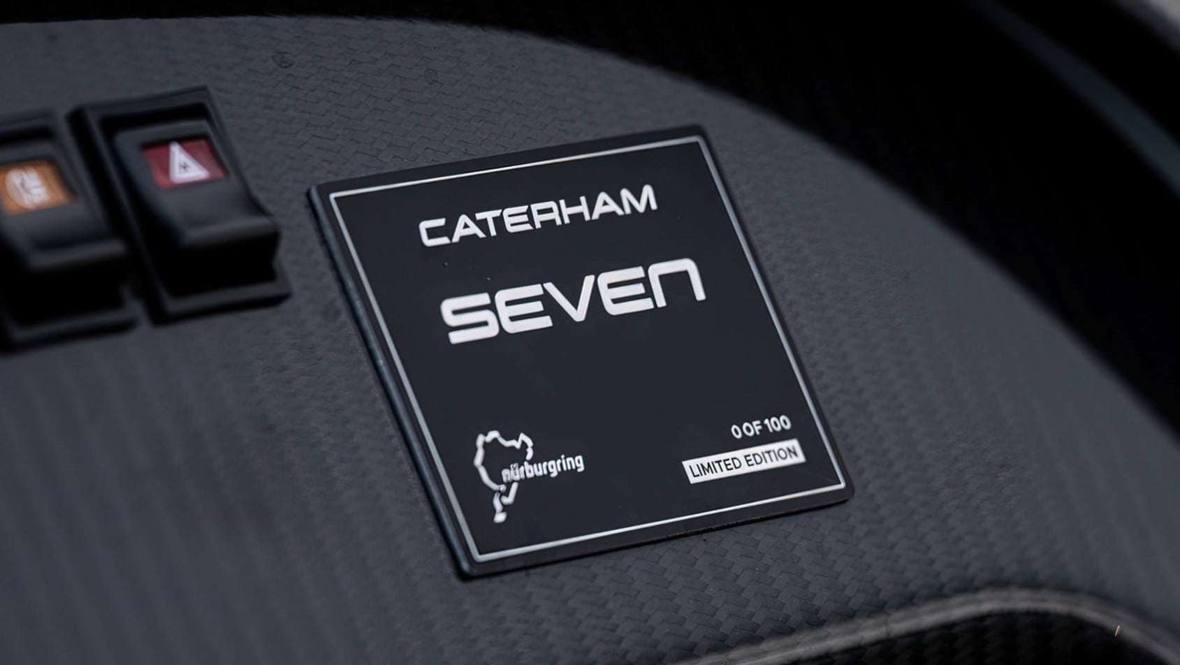 Caterham Seven Nürburgring Edition tabliczka